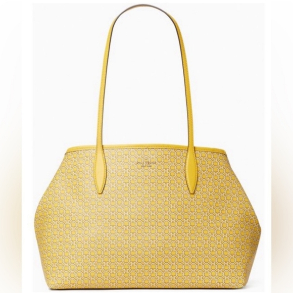 kate spade Handbags - Kate Spade New York Yellow Link Tote